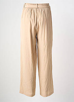 Pantalon droit taille élastique taille normale beige MOLLY BRACKEN femme