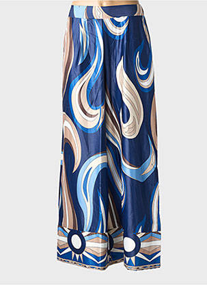 Pantalon large poches taille normale bleu MOLLY BRACKEN femme