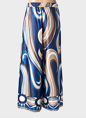 Pantalon large poches taille normale bleu MOLLY BRACKEN femme