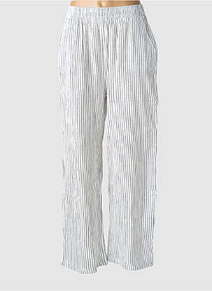 Pantalon droit stretch taille normale bleu MOLLY BRACKEN femme