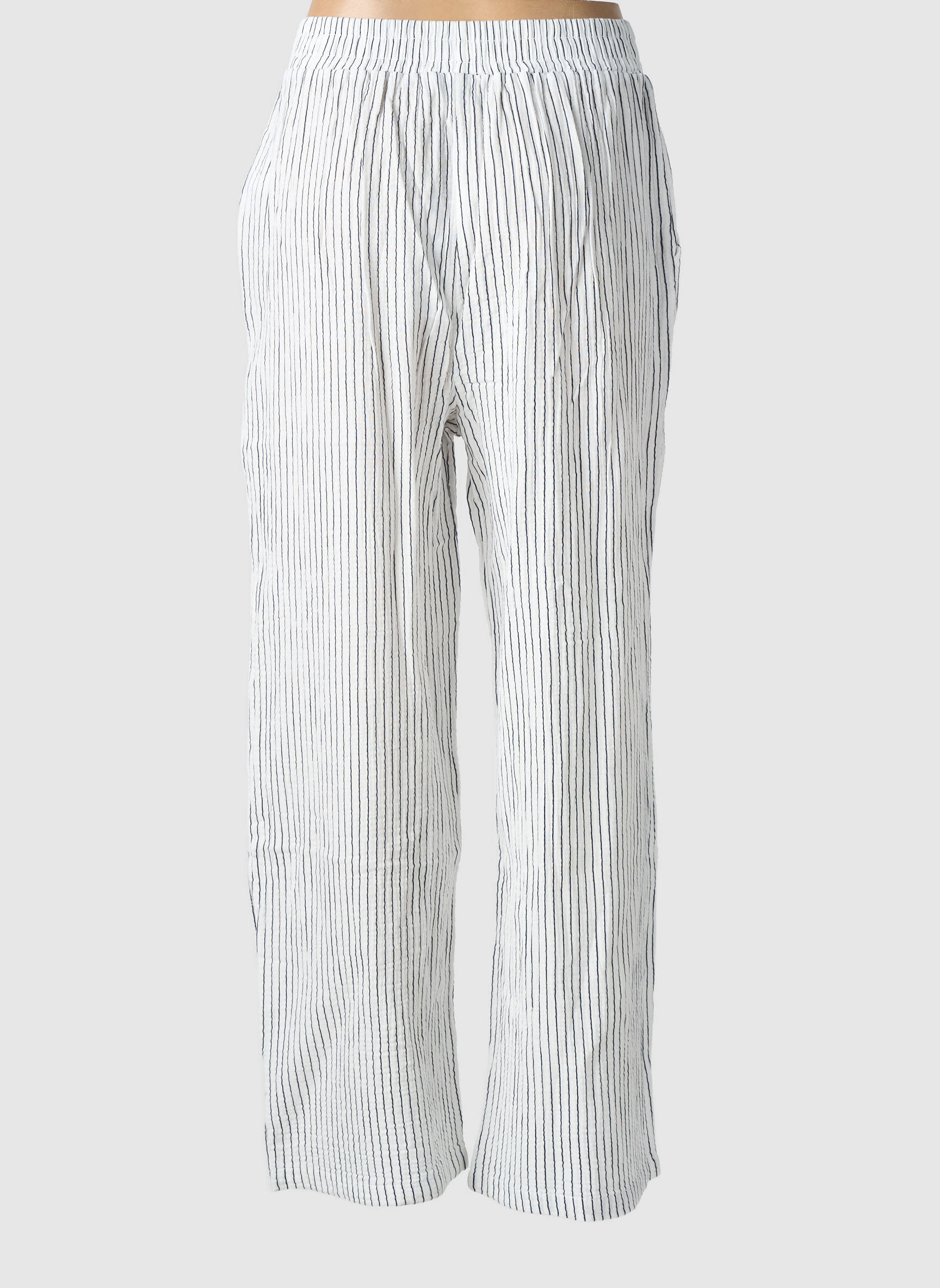 Pantalon droit stretch taille normale bleu MOLLY BRACKEN femme