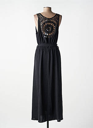 Robe longue sans manche sans manche noir MOLLY BRACKEN femme