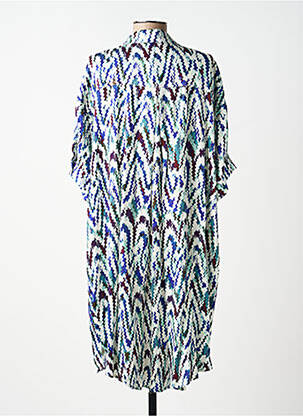 Robe mi-longue coupe fluide manches longues vert MOLLY BRACKEN femme