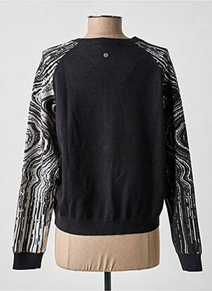 Pull stretch manches longues noir DESIGUAL femme