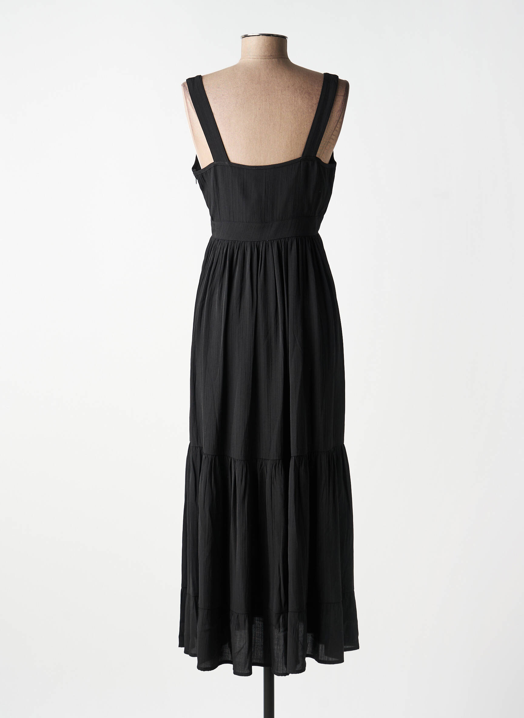 Robe longue sans manche sans manche noir MOLLY BRACKEN femme
