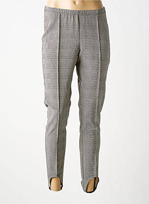 Pantalon 7/8 taille élastique taille normale beige MERI & ESCA femme