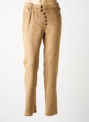 Pantalon slim stretch taille normale beige MERI & ESCA femme