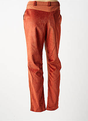 Pantalon slim taille normale taille normale orange MERI & ESCA femme