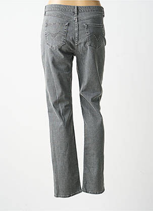 Jeans coupe slim tissage brut taille normale gris GUY DUBOUIS femme