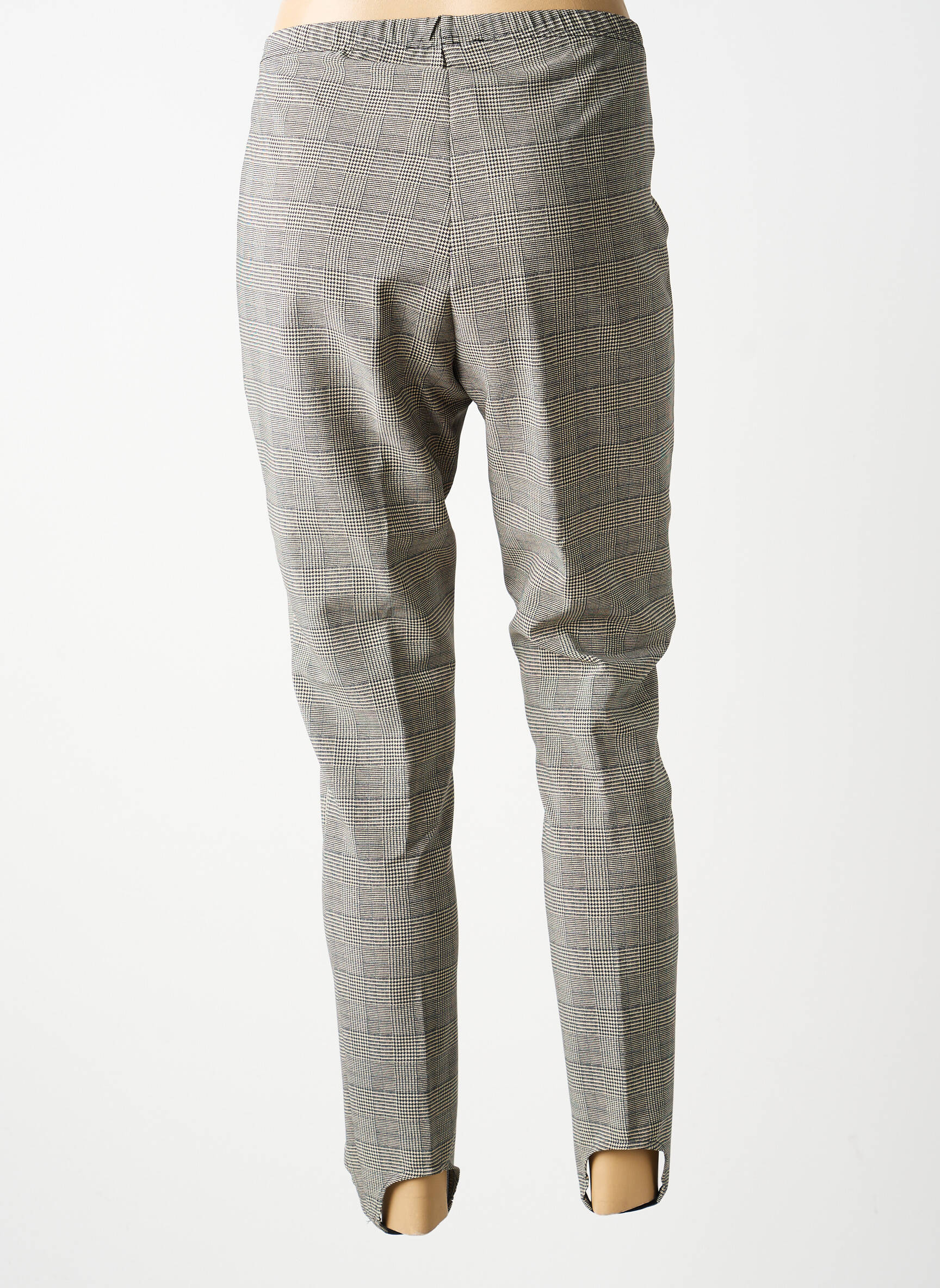 Pantalon 7/8 taille élastique taille normale beige MERI & ESCA femme