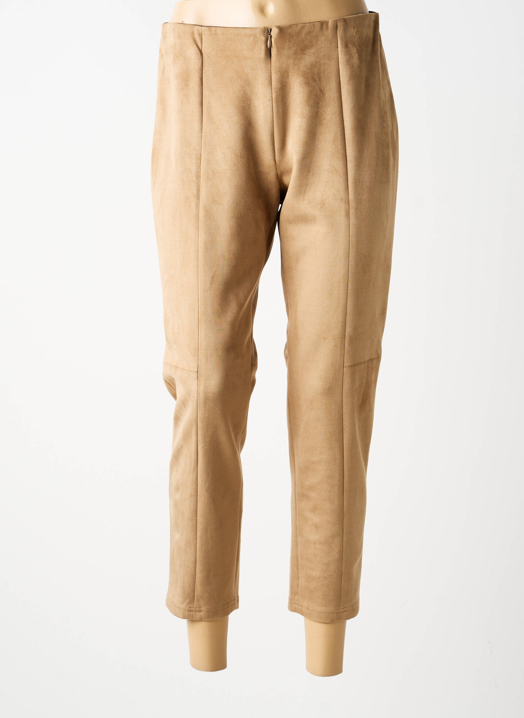Pantalon 7/8 stretch taille normale marron MERI & ESCA femme