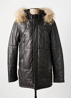 Doudoune poches a capuche gris OAKWOOD femme
