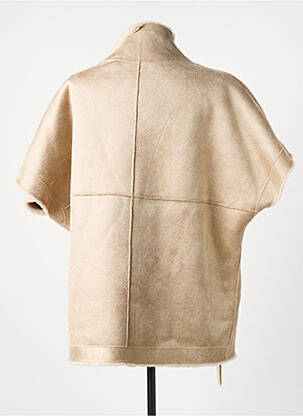 Manteau court poches sans capuche beige OAKWOOD femme