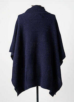 Poncho coupe ample bleu MOLLY BRACKEN femme