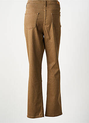 Jeans coupe slim stretch taille normale marron LCDN femme