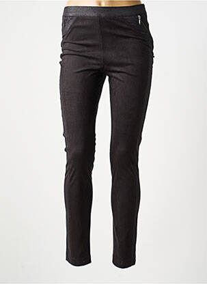Jegging tissage jersey taille normale noir LAUREN VIDAL femme