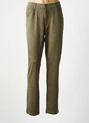 Pantalon slim stretch vert LCDN femme