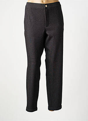 Pantalon slim stretch taille normale gris LDCN femme
