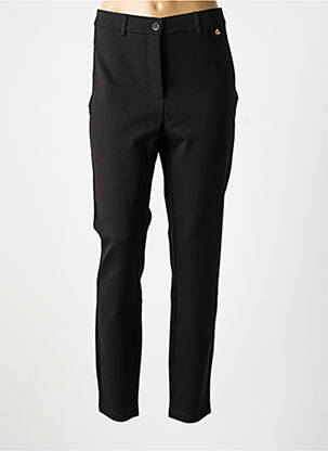 Pantalon chino stretch taille normale noir LCDN femme