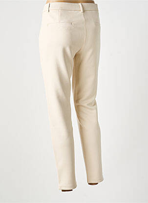 Pantalon chino stretch taille normale beige LCDN femme