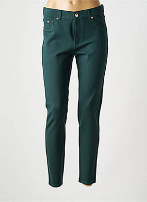 Pantalon slim stretch taille normale vert LCDN femme