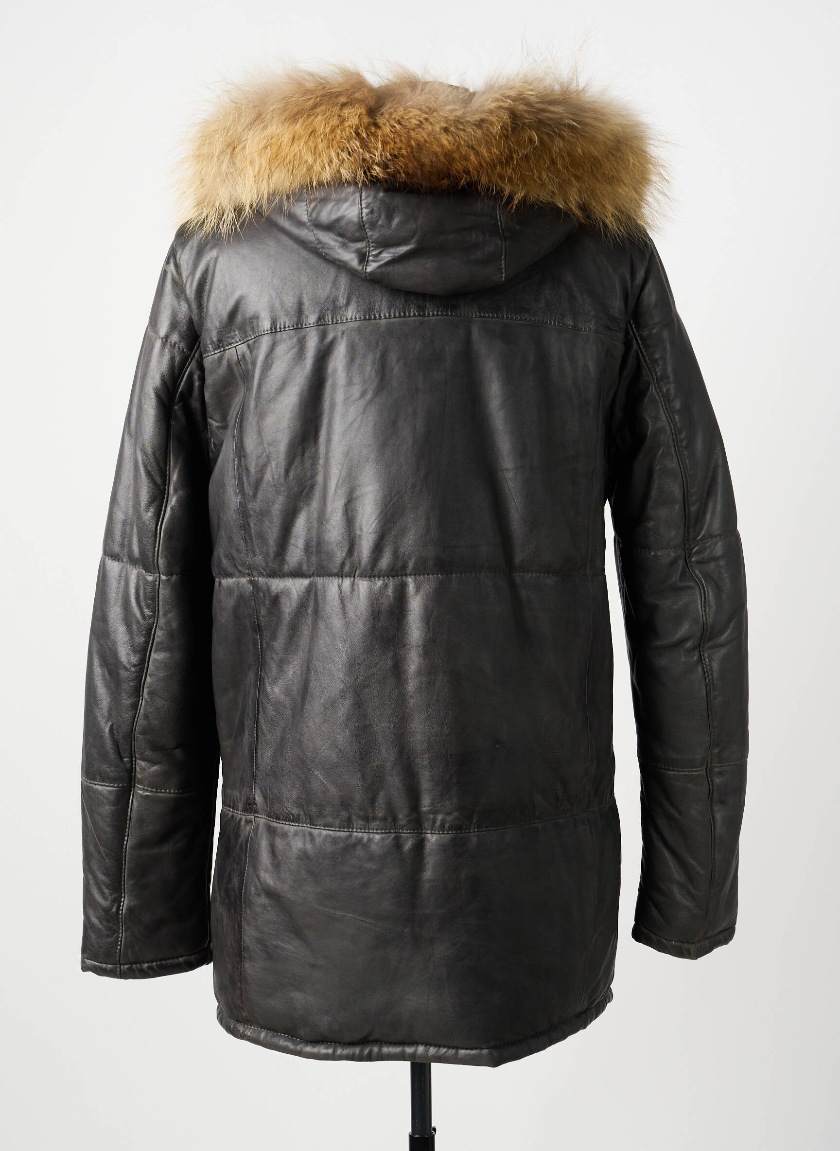Doudoune poches a capuche gris OAKWOOD femme