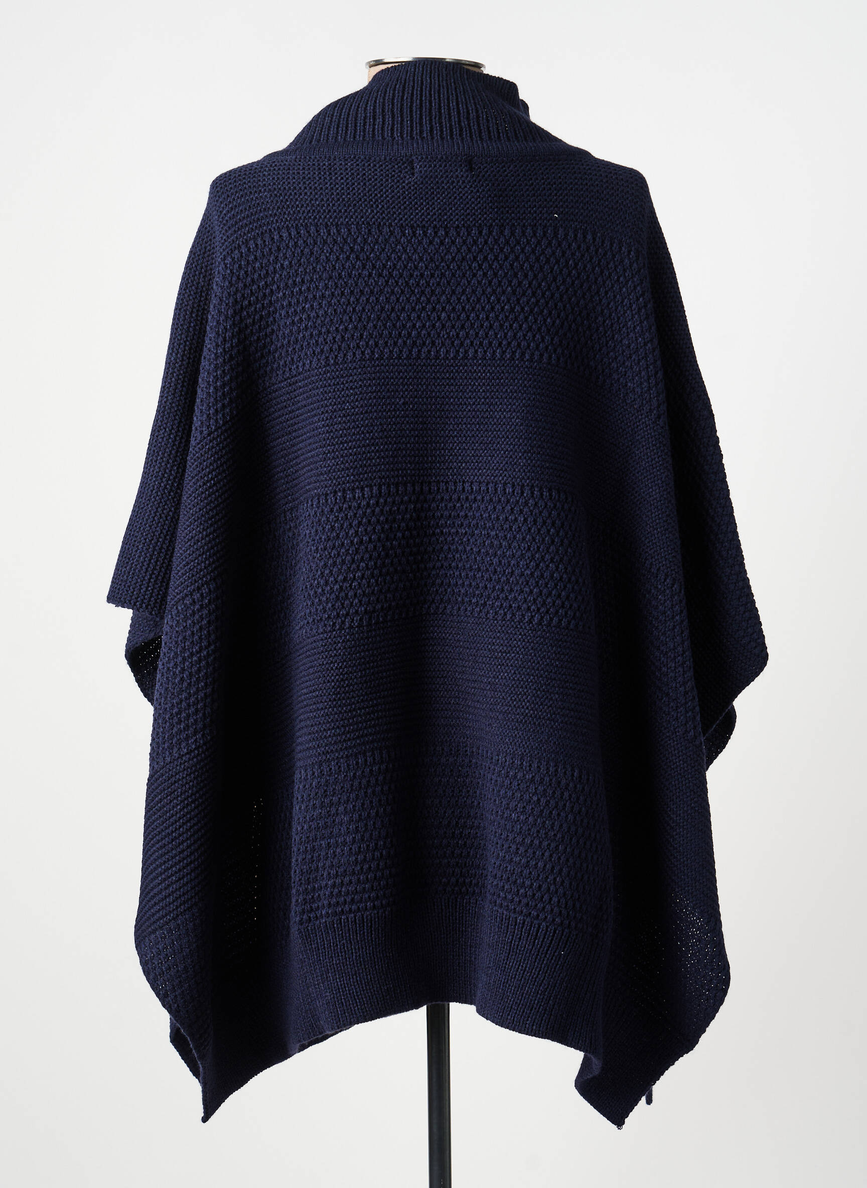 Poncho coupe ample bleu MOLLY BRACKEN femme