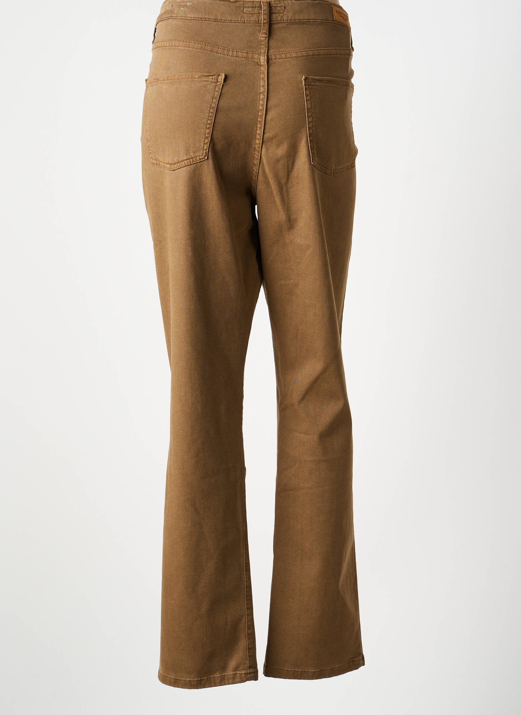 Jeans coupe slim stretch taille normale marron LCDN femme