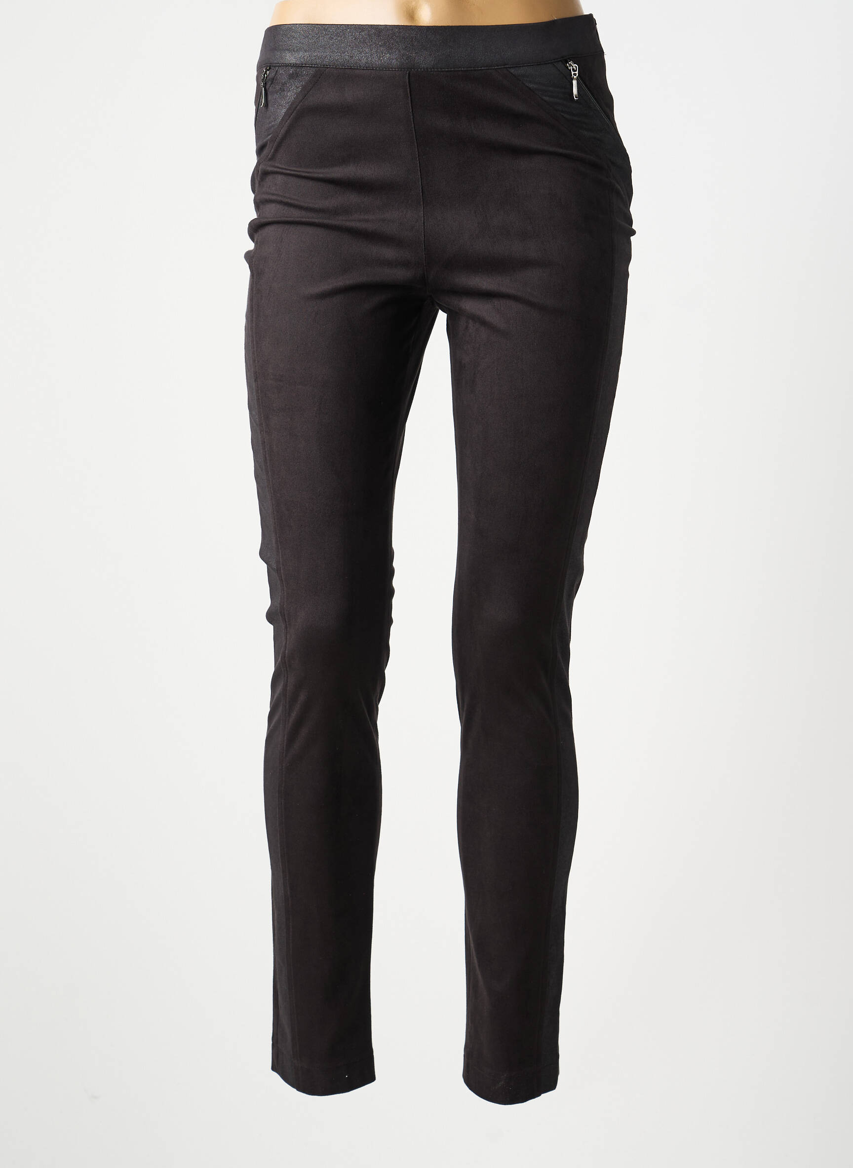 Jegging tissage jersey taille normale noir LAUREN VIDAL femme