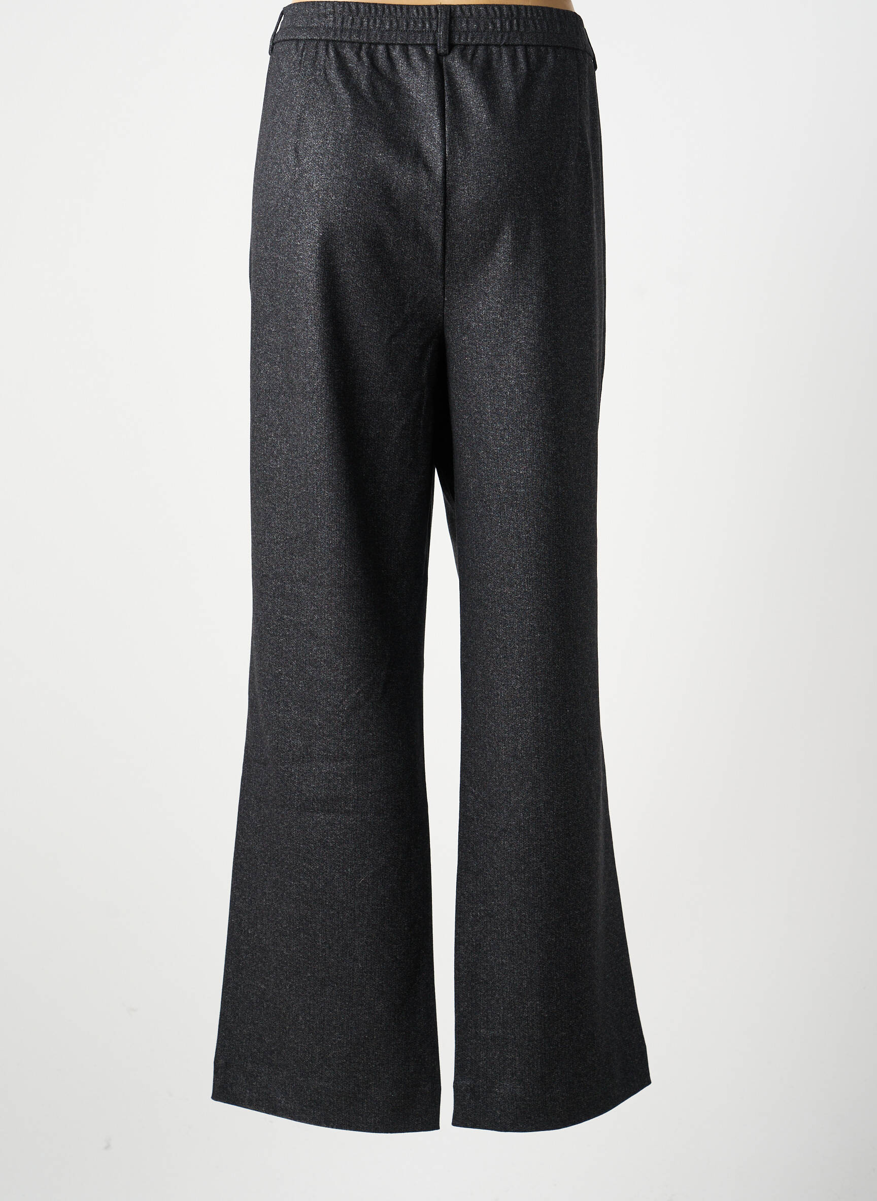 Pantalon droit stretch taille normale gris LCDN femme