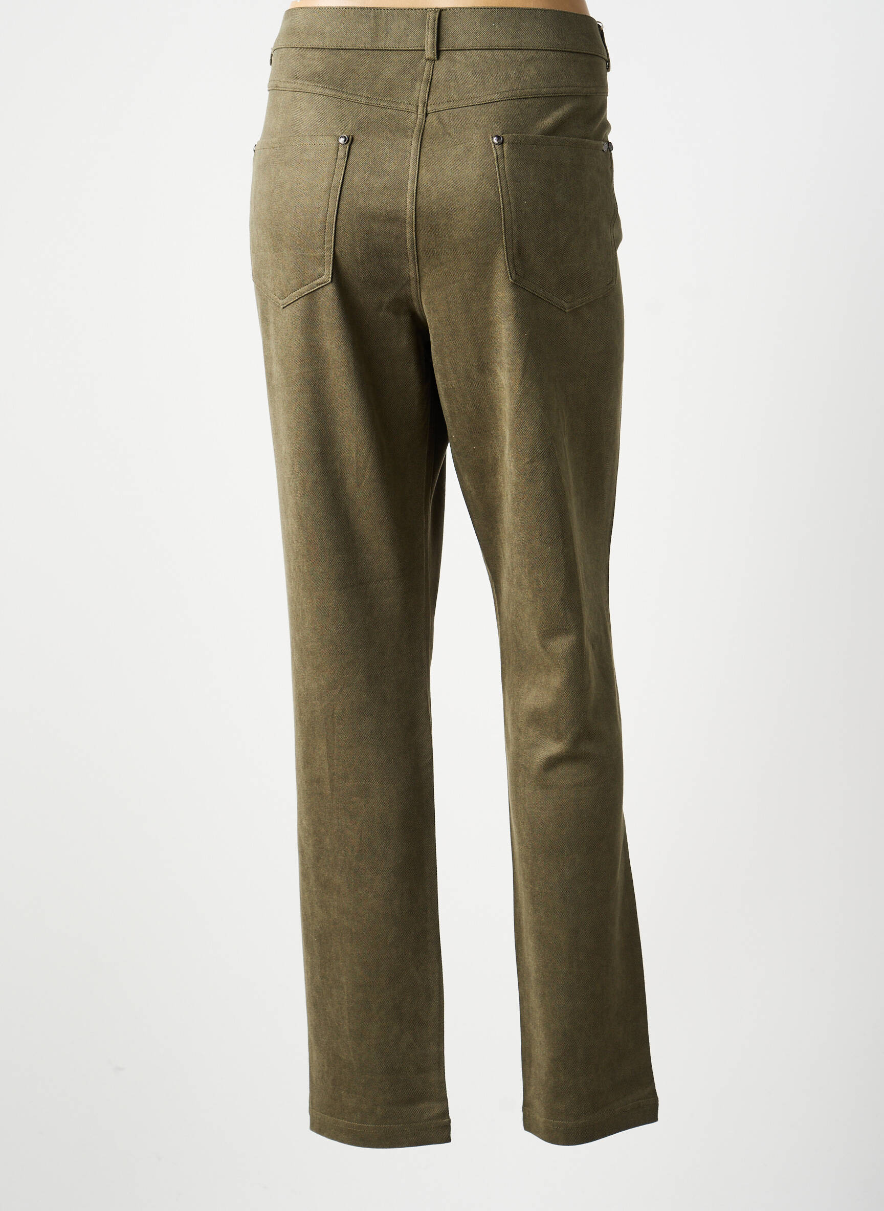 Pantalon slim stretch vert LCDN femme