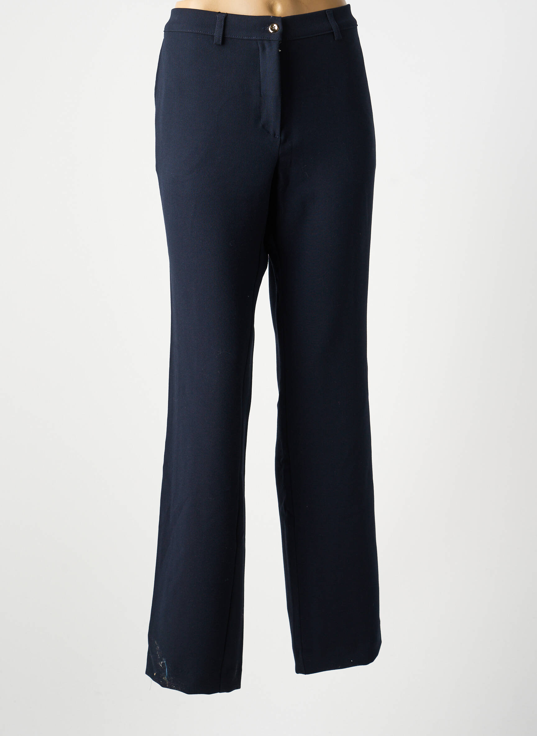 Pantalon chino stretch taille normale bleu LCDN femme