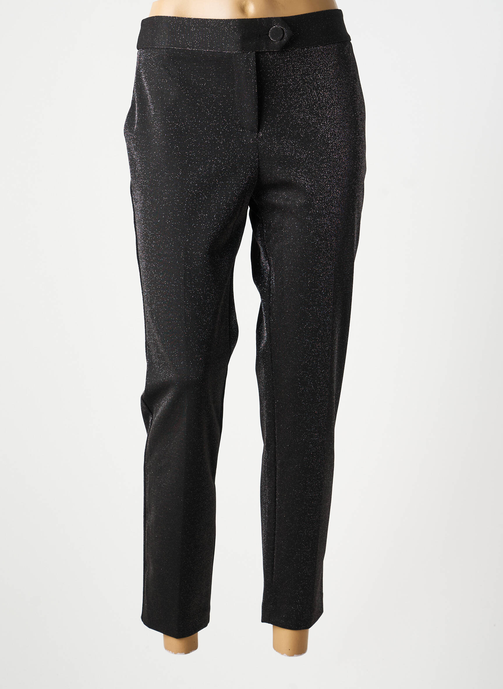 Pantalon 7/8 stretch taille normale argent IMPERIAL femme