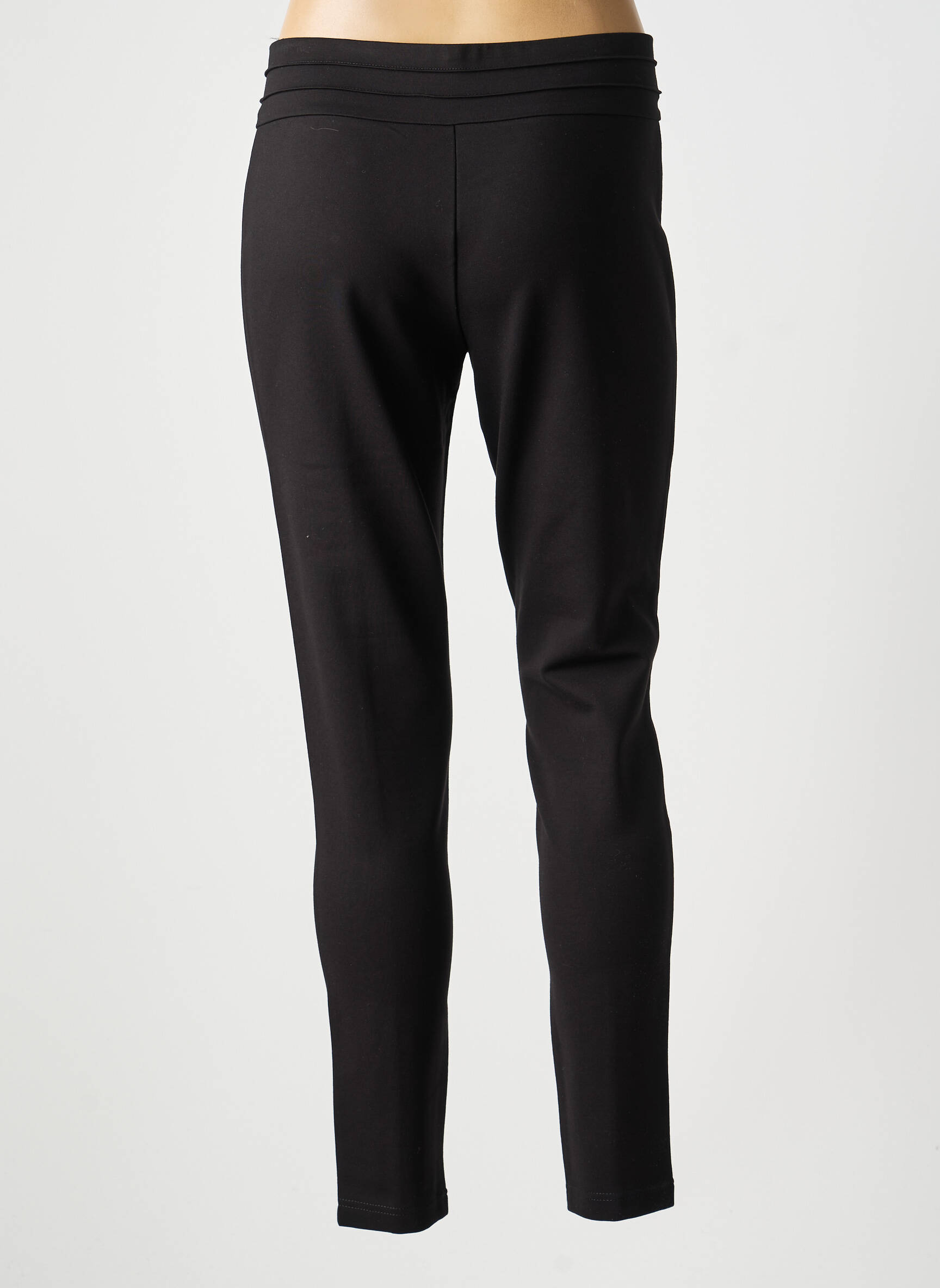 Pantalon slim taille haute taille haute noir LCDN femme