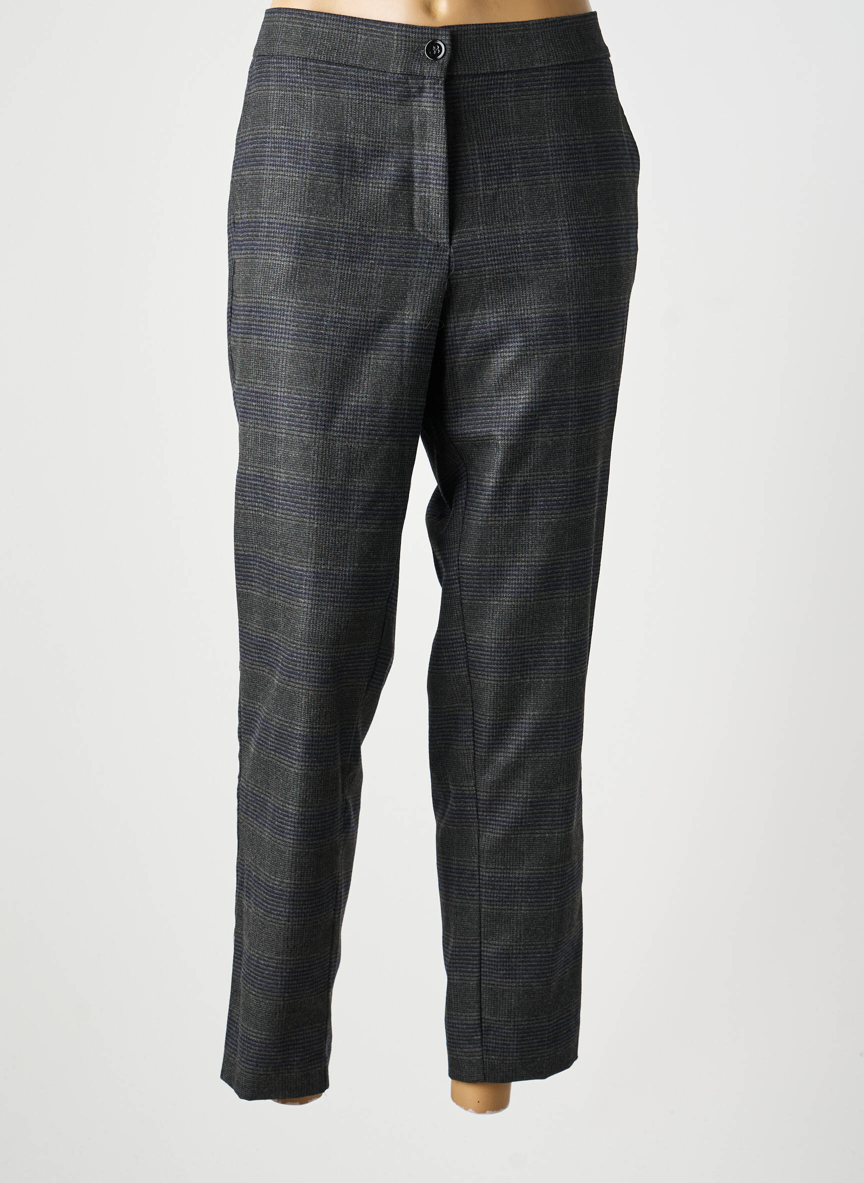 Pantalon chino stretch taille normale gris LCDN femme