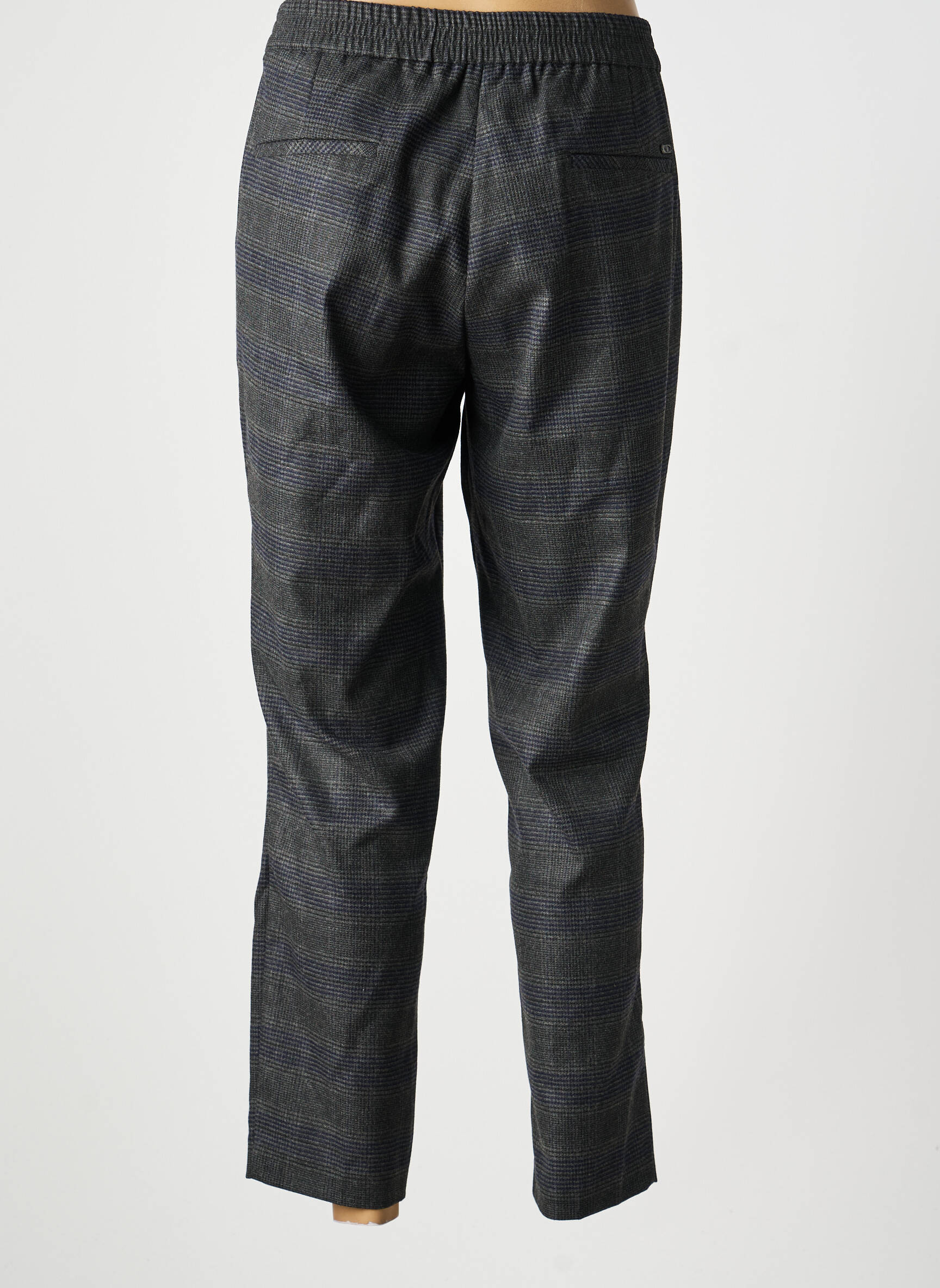 Pantalon chino stretch taille normale gris LCDN femme