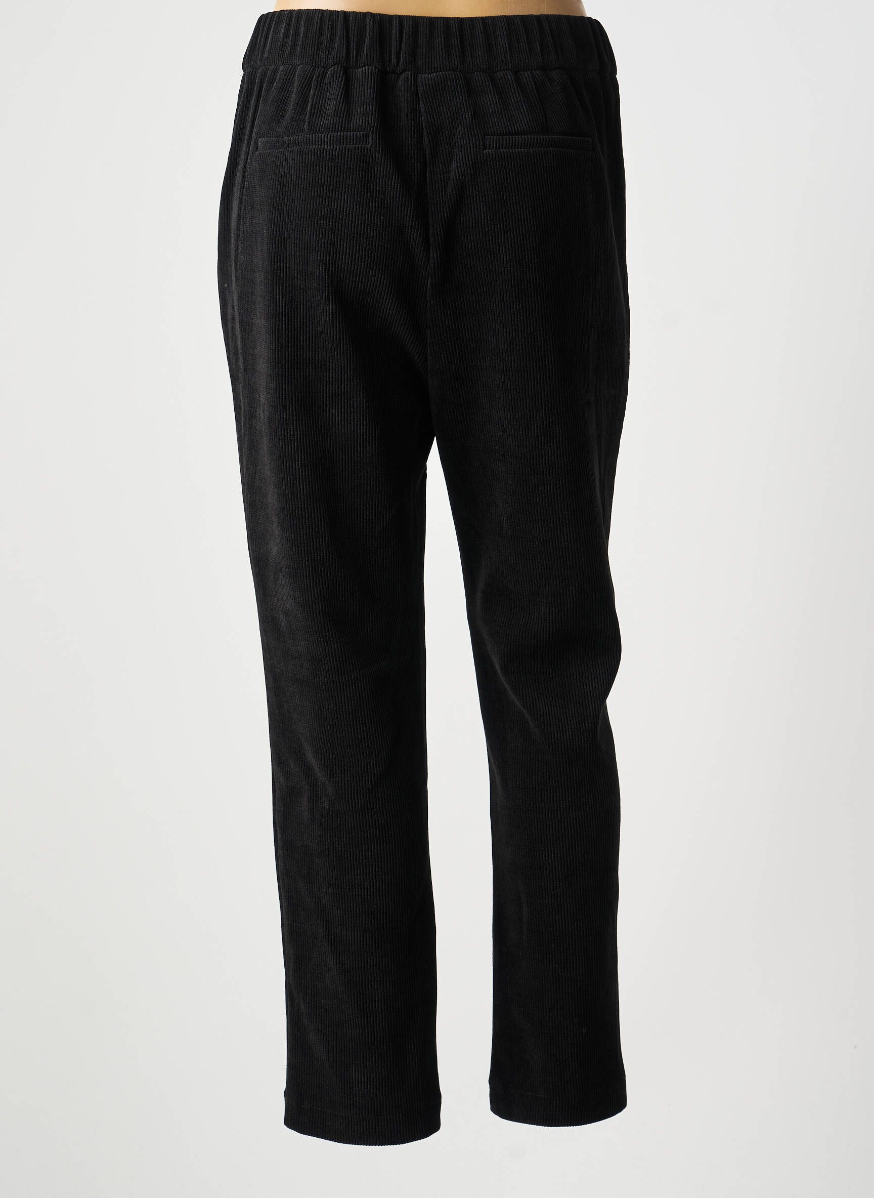 Pantalon chino stretch taille normale noir MOLLY BRACKEN femme