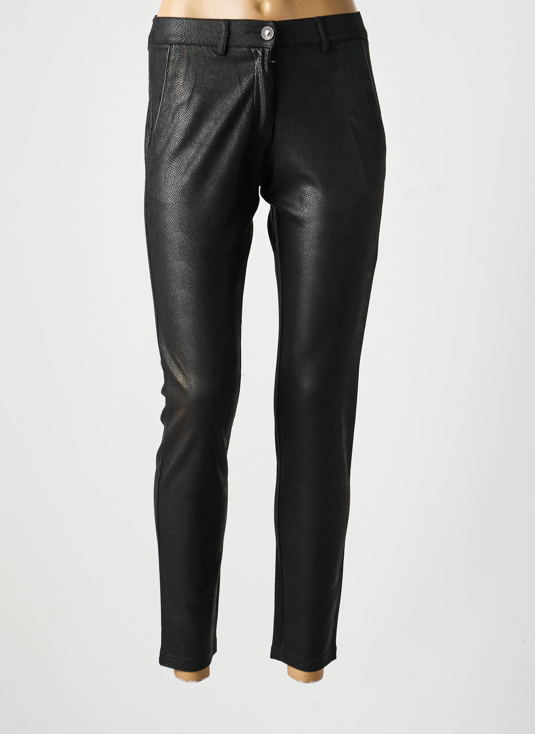 Pantalon slim stretch taille normale noir LCDN femme