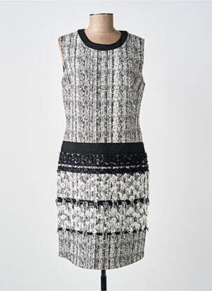 Robe mi-longue sans manche sans manche noir MERI & ESCA femme
