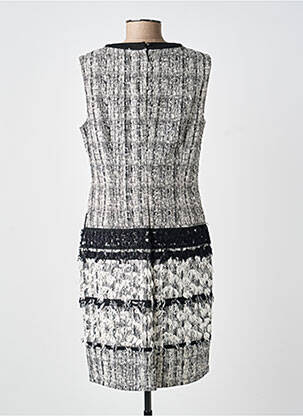 Robe mi-longue sans manche sans manche noir MERI & ESCA femme