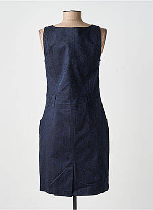 Robe mi-longue sans manche sans manche bleu QUATTRO femme