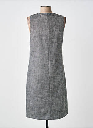 Robe mi-longue sans manche sans manche gris GUY DUBOUIS femme