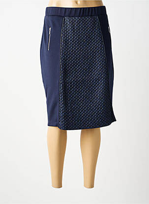 Jupe mi-longue taille haute bleu MERI & ESCA femme
