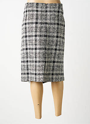 Jupe mi-longue doublure gris MERI & ESCA femme