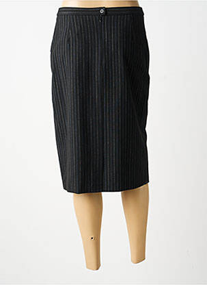 Jupe mi-longue taille normale noir GUY DUBOUIS femme