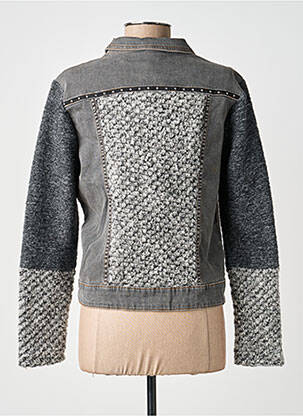 Veste casual coupe droite gris FRANCE RIVOIRE femme