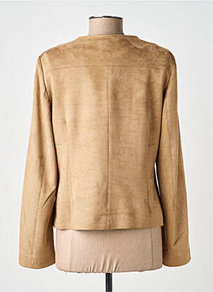 Veste casual tissage suedine beige MERI & ESCA femme