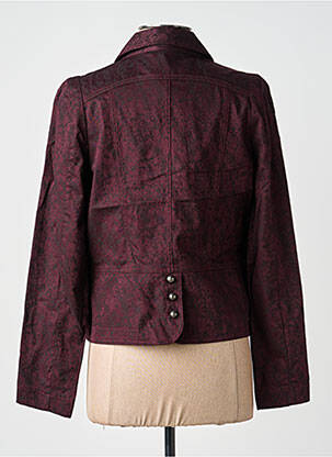 Veste casual coupe droite violet QUATTRO femme