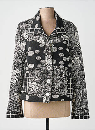 Veste casual coupe droite noir MERI & ESCA femme