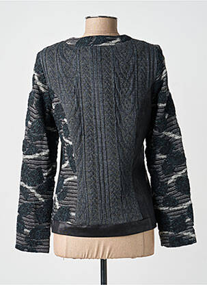 Veste casual col rond gris MERI & ESCA femme